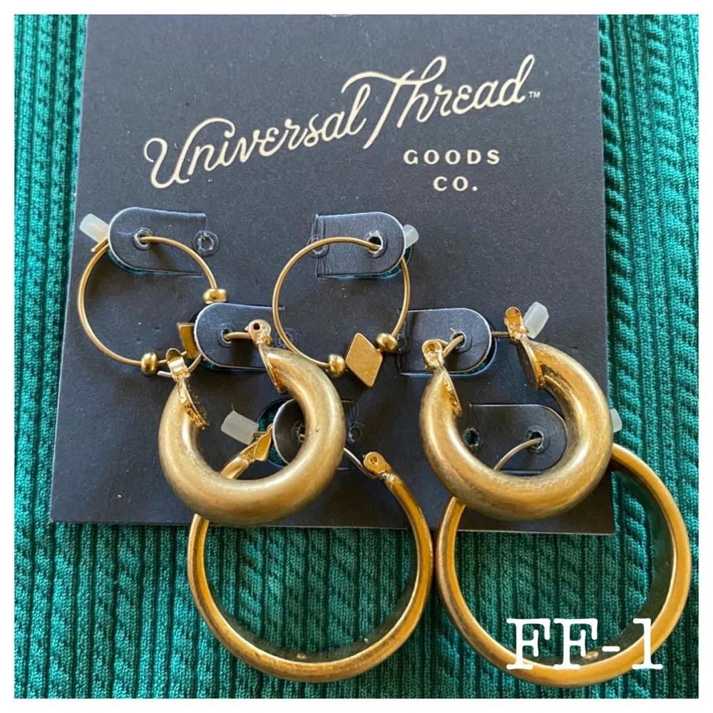 1/$8 Universal Thread Earring  Bracelet Hair Clip Necklace Rings Accessories NWT